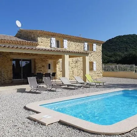 Willa Beautiful With Private Pool In Gard, Cleaning Included